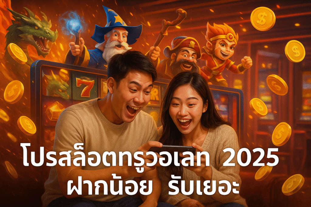 โปรสล็อตทรูวอเลท 2025 ฝากน้อย รับเยอะ