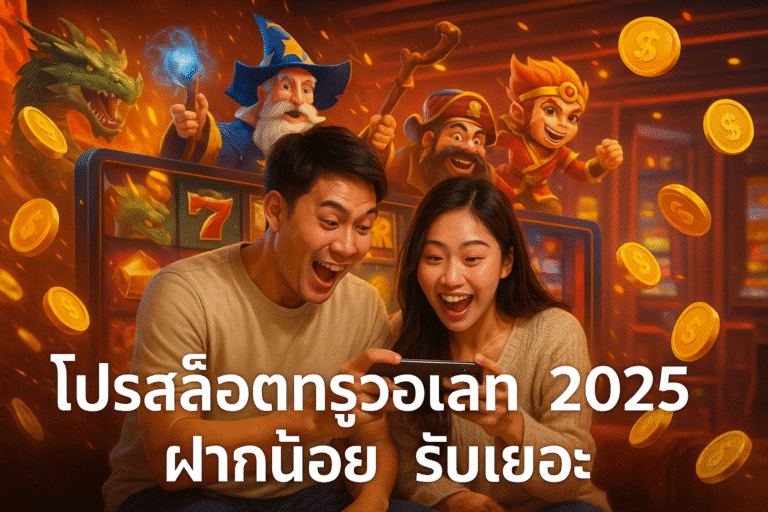 โปรสล็อตทรูวอเลท 2025 ฝากน้อย รับเยอะ