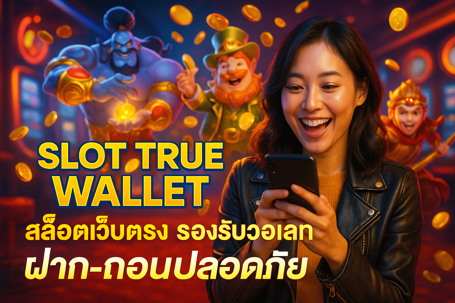 SLOT TRUE WALLET สล็อตเว็บตรง รองรับวอเลท ฝาก-ถอนปลอดภัย